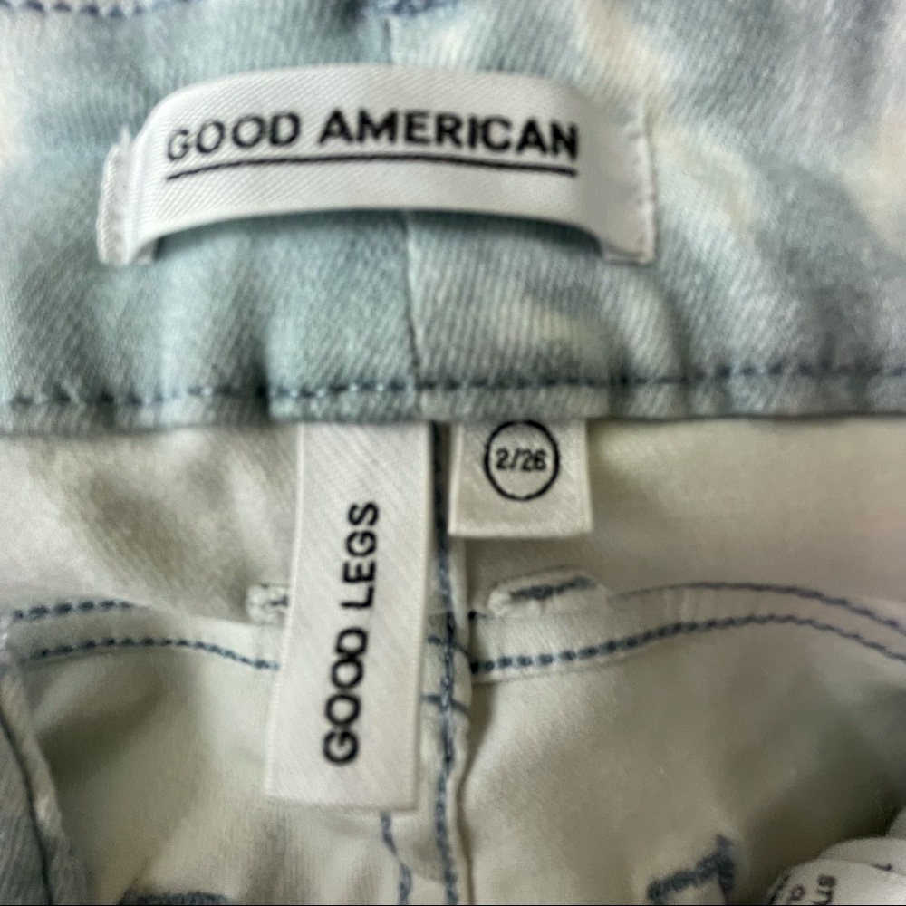 Good American NWT Good Legs Skinny Jeans Tie Dye - Picture 3 of 6